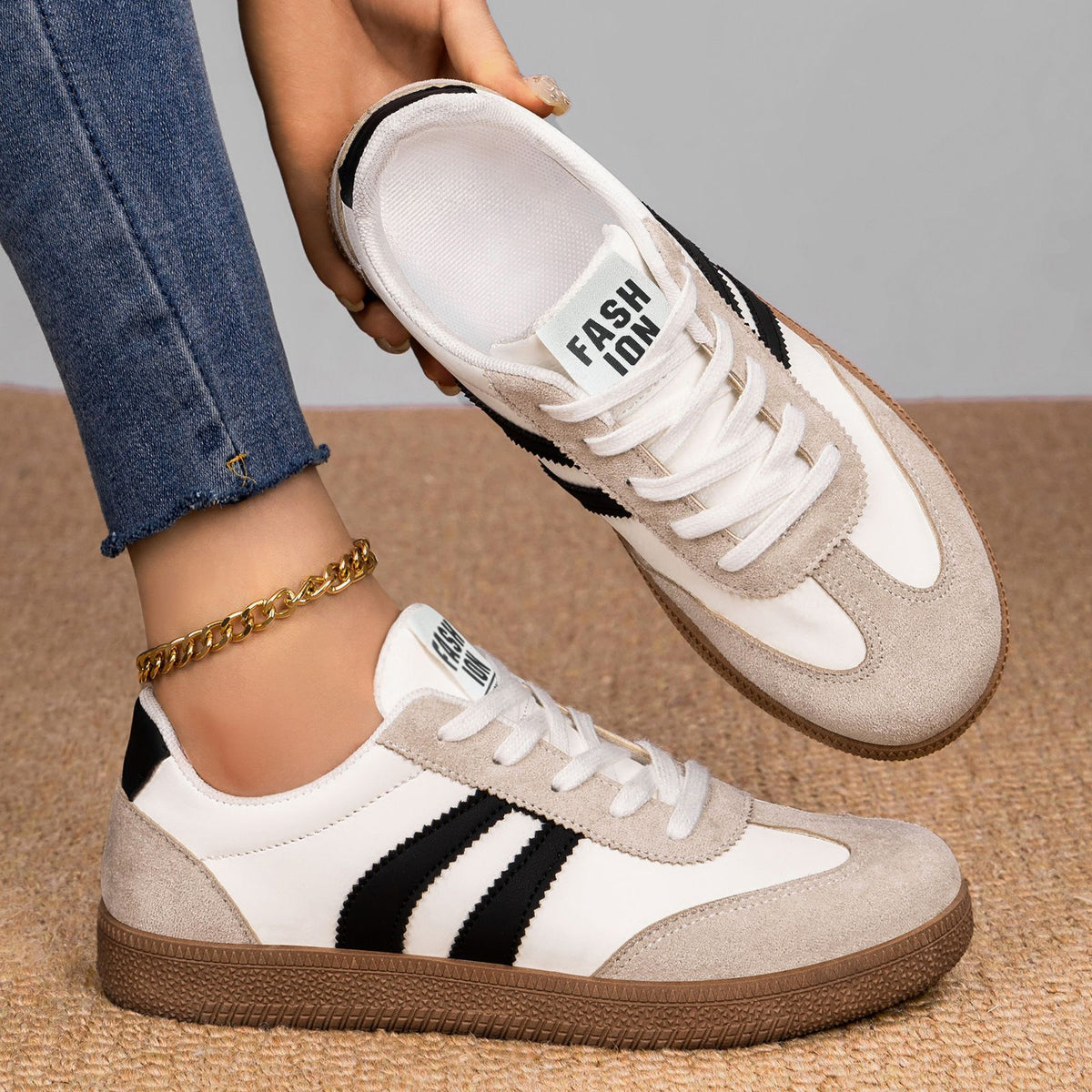 Chaussures Casual à Lacets Semelle Souple | Bout Rond | Femme