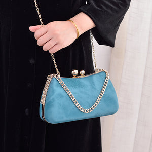 Sac Pochette Soirée Forme Coussin | Fermoir Cadenas | Femme