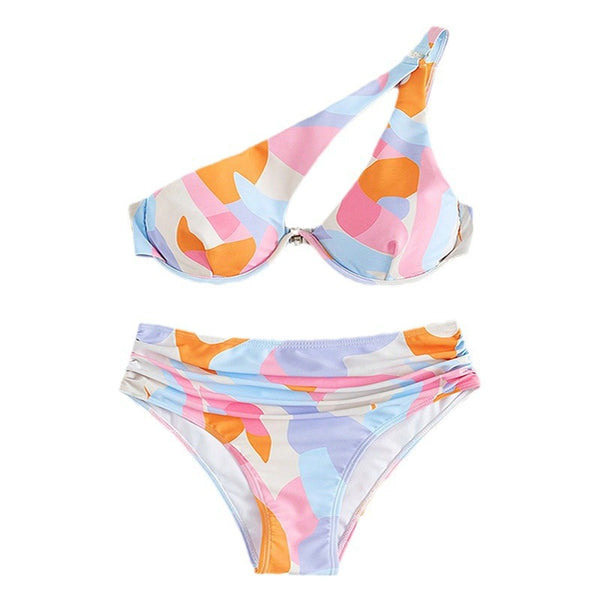 Swimwear Women's Two-Piece Printed Beach Hot Spring Bathing Suit