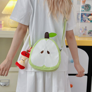 Mini Sac Épaule Pomme Kawaii | Imperméable | Femme & Fille