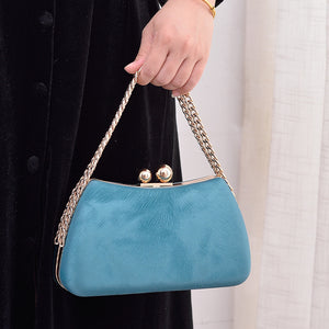 Sac Pochette Soirée Forme Coussin | Fermoir Cadenas | Femme
