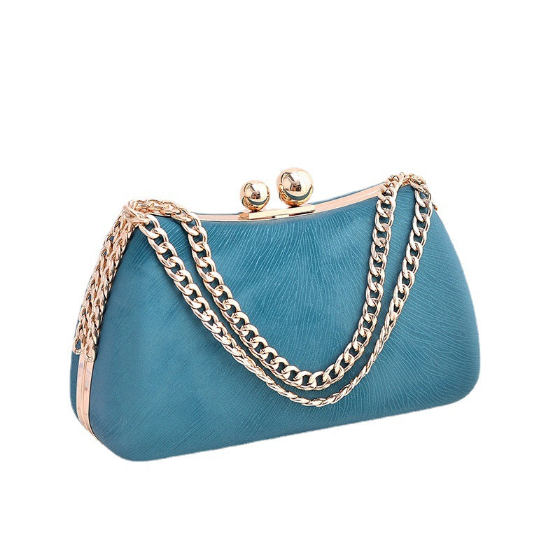 Sac Pochette Soirée Forme Coussin | Fermoir Cadenas | Femme