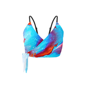 Velora™ – Haut de Bikini Asymétrique à Nouer pour Femme