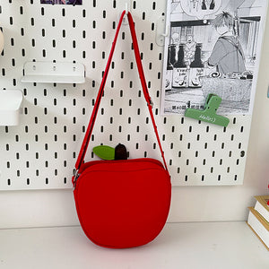 Mini Sac Épaule Pomme Kawaii | Imperméable | Femme & Fille