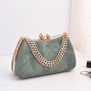 Sac Pochette Soirée Forme Coussin | Fermoir Cadenas | Femme