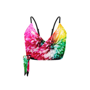 Néréa™ – Haut de Bikini Asymétrique à Nouage Élégant