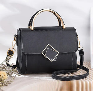 Sac Bandoulière Oblique Femme — Cuir Synthétique, Bretelle Réglable, 4 Coloris