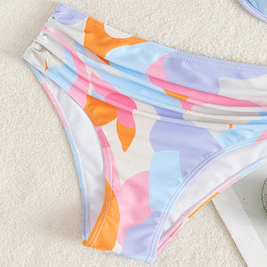 Swimwear Women's Two-Piece Printed Beach Hot Spring Bathing Suit