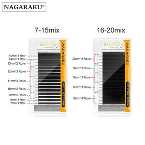 NAGARAKU Classic Eyelash Extensions – Premium Synthetic Mink