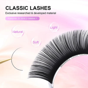 NAGARAKU Classic Eyelash Extensions – Premium Synthetic Mink