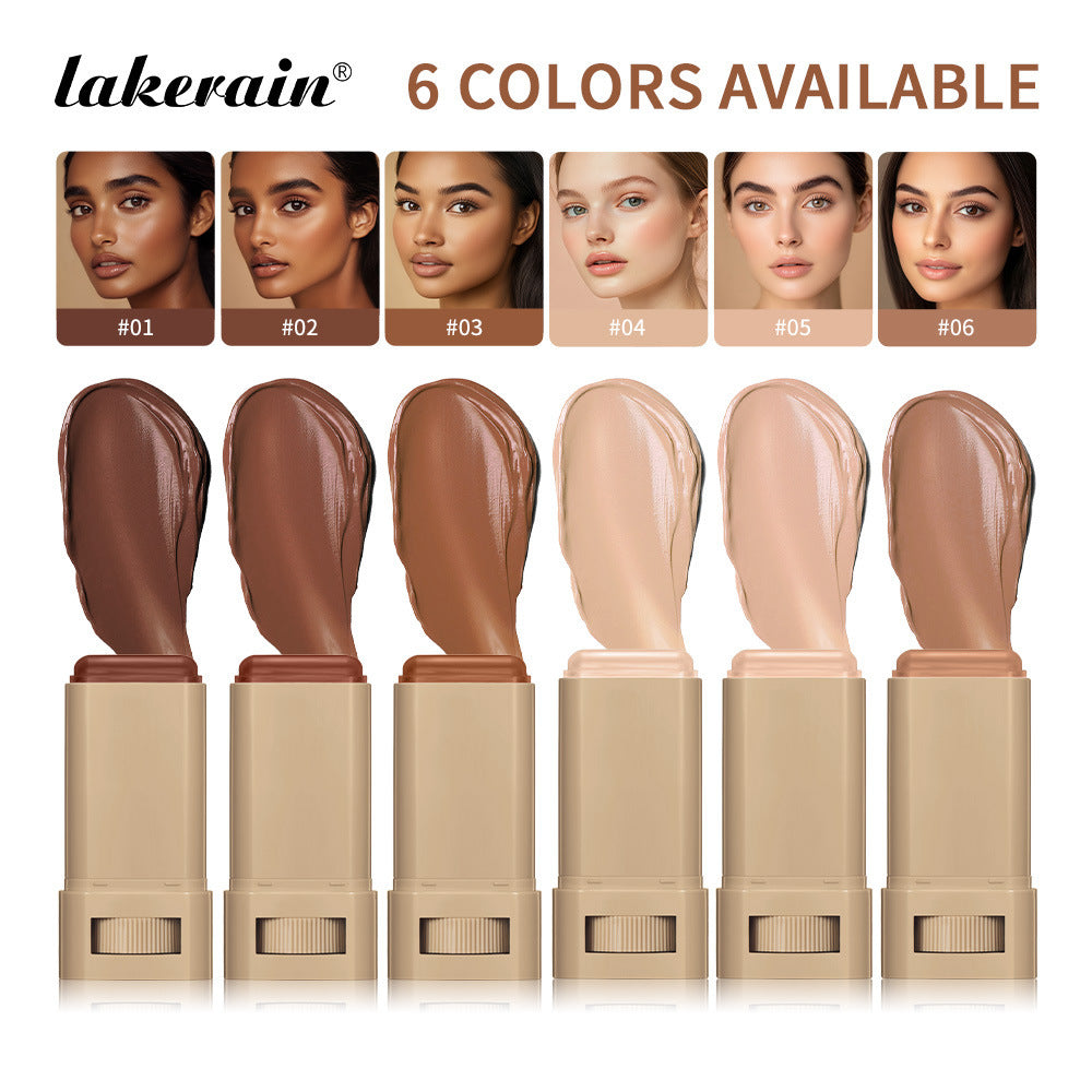 Stick Correcteur & Enlumineur Lakerain — Couvrance Naturelle, 6 Teintes