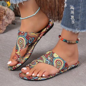 Chaussons Mules en Tissu | Semelle Caoutchouc Légère | Femme