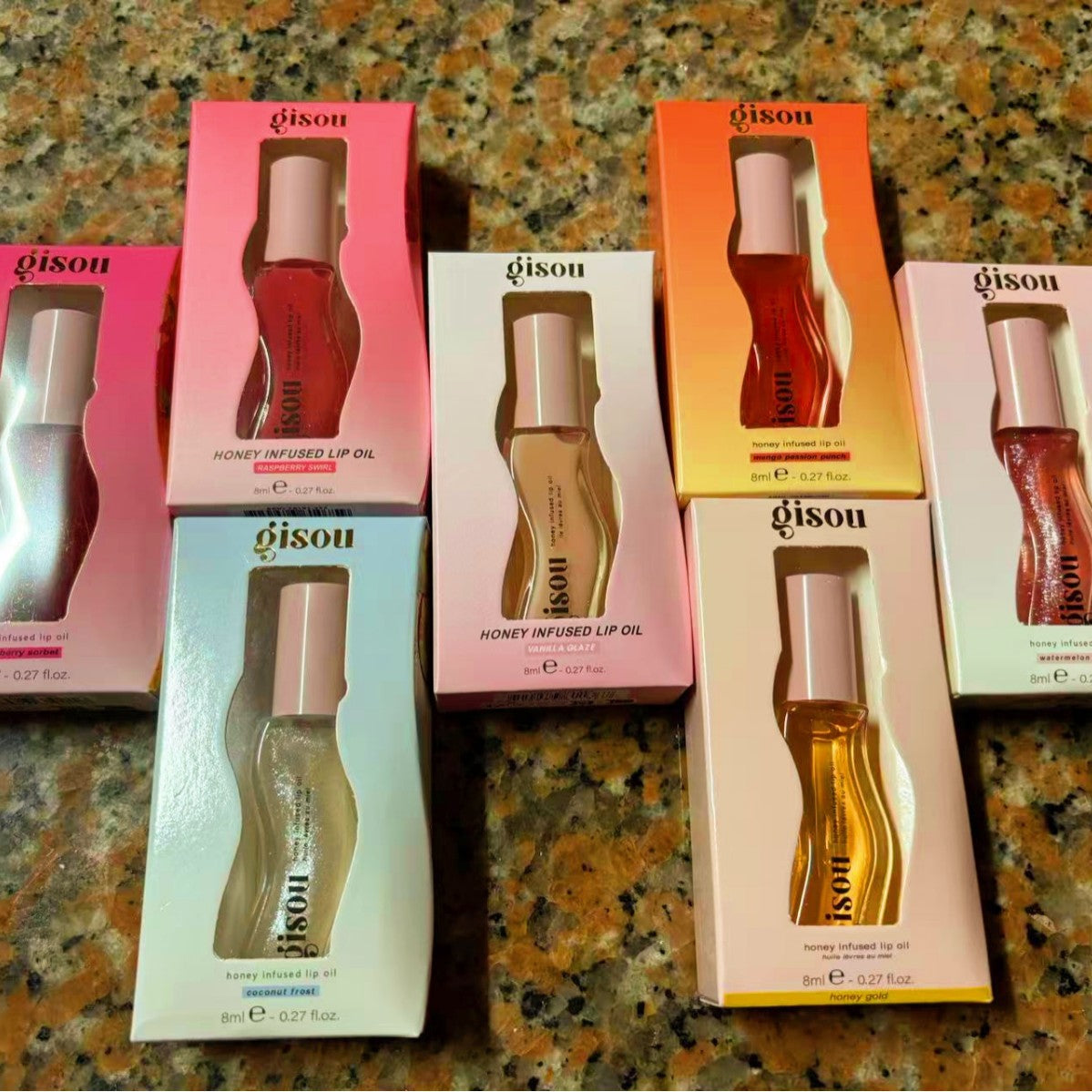 Lip Oil Gisou — Hydratant, Repulpant & Brillant, 12 Teintes Gourmandes 8ml