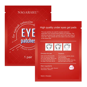 Patches Sous-Yeux NAGARAKU — Collagène & Aloe Vera, Extension de Cils, 60 à 400 Paires