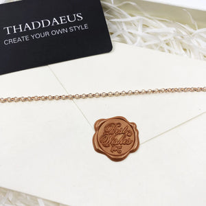 Collier Chaîne Belcher Ronde en Argent Sterling 925 – Style Classique Rose Gold 3.1 mm