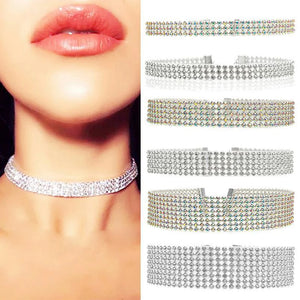 Collier Choker Kristall — Trendiger & Eleganter Halsreif