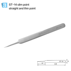 NAGARAKU Precision Eyelash Extension Tweezers