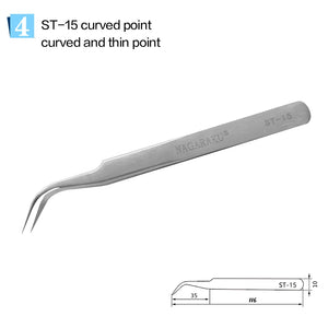 NAGARAKU Precision Eyelash Extension Tweezers