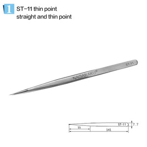 NAGARAKU Precision Eyelash Extension Tweezers