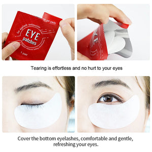 Patches Sous-Yeux NAGARAKU — Collagène & Aloe Vera, Extension de Cils, 60 à 400 Paires