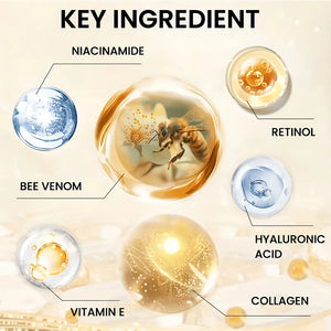 Crème Anti-Âge Venin d’Abeille & Collagène – Fermeté, Hydratation et Éclat du Visage