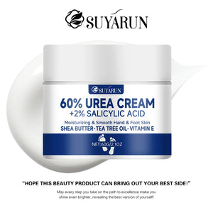 Crème Pieds 60% Urée – Anti-Talons Fissurés, Hydratation Intense & Élimination des Callosités