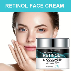 Crème au Rétinol Anti-Âge – Hydratante, Raffermissante & Améliore la Texture de la Peau