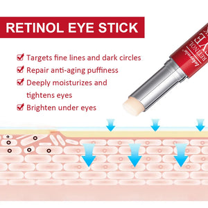 Stick Contour des Yeux au Rétinol – Anti-Cernes, Anti-Poches, Anti-Rides & Hydratant
