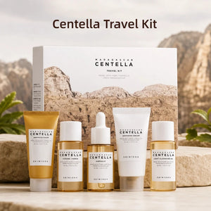 Kit Voyage Centella K-Beauty — SKIN1004, Coffret 5 Soins Mini Format