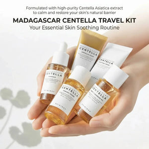 Kit Voyage Centella K-Beauty — SKIN1004, Coffret 5 Soins Mini Format