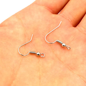 Crochets Boucles d'Oreilles DIY — Lot de 100 Pcs Finitions Bijoux