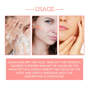 Sérum Visage 5-en-1 – Hydratant, Éclaircissant, Anti-Rides, Acide Hyaluronique & Niacinamide