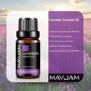 MAYJAM Aromatherapy Blend 10 ml – Huiles Essentielles pour Diffuseur, Bien-Être & Détente