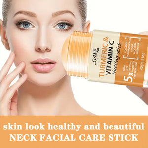 Festigender Gesichts-Stick – Kurkuma, Vitamin C, Kollagen & Hyaluronsäure