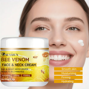 Crème Anti-Âge Venin d’Abeille & Collagène – Fermeté, Hydratation et Éclat du Visage