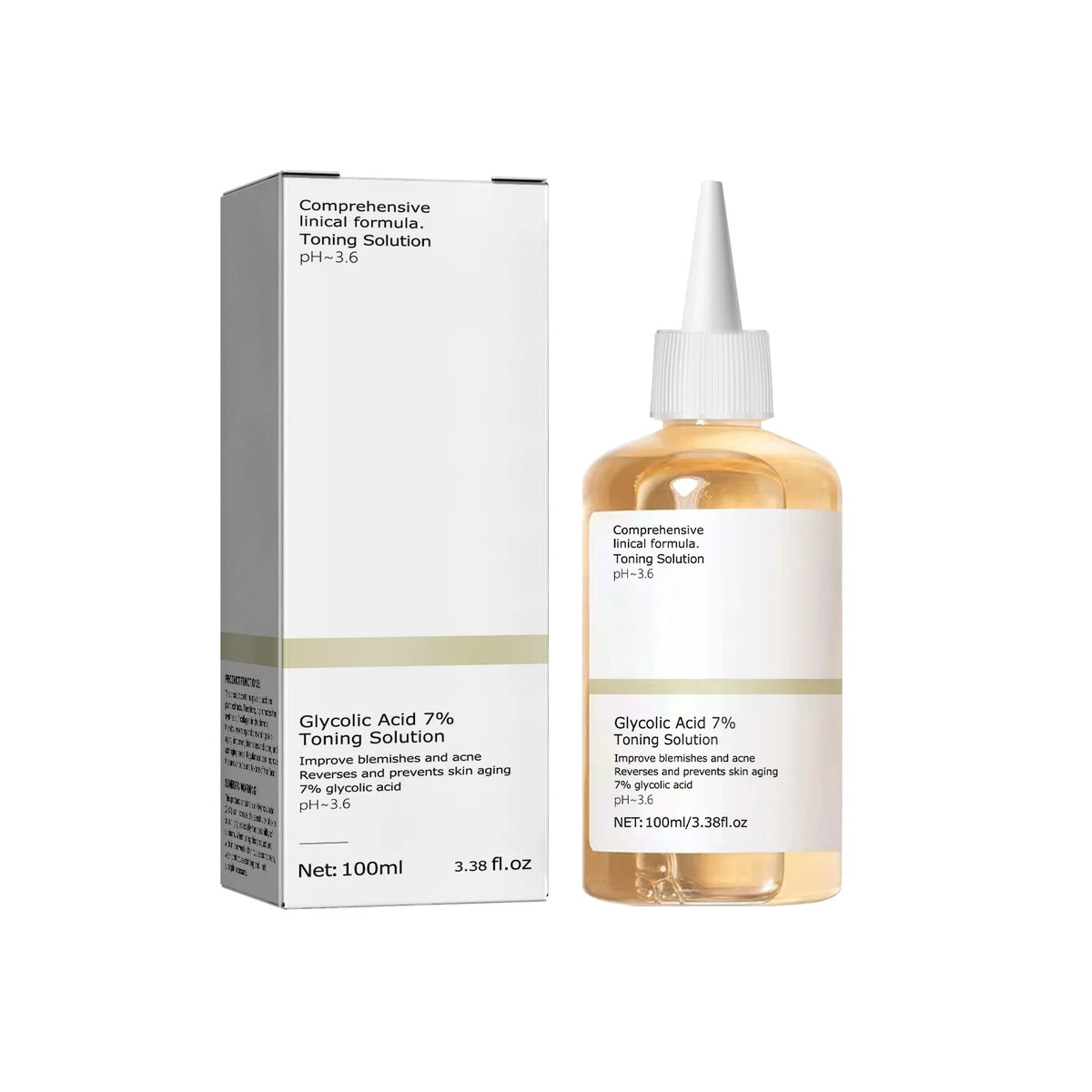 Glycolic Glow™ 7% Toning Solution – Peau Lisse, Pure et Éclatante