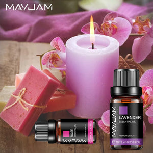 MAYJAM Aromatherapy Blend 10 ml – Huiles Essentielles pour Diffuseur, Bien-Être & Détente
