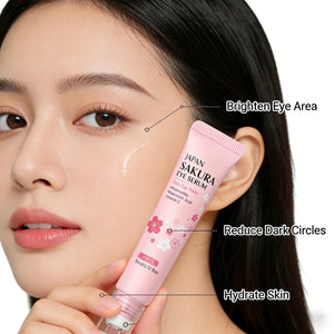 Sérum Contour des Yeux Sakura Glow™ – Hydratation Intense & Regard Lumineux