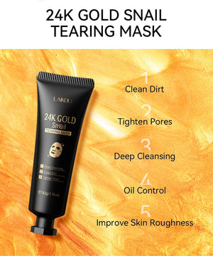 Masque Visage Peel-Off 24K Gold & Sakura – Purifiant, Anti-Âge & Éclat Instantané