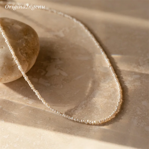 Collier Perles d'Eau Douce — Chaîne Or 14K Gold Filled