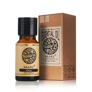 AKARZ Ylang-Ylang Ätherisches Öl Natürlich für Haut Körper Haarpflege Diffuser Kerzen Seifenherstellung DIY Massage Aroma Ylang Ylang Öl