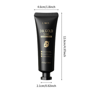 Masque Visage Peel-Off 24K Gold & Sakura – Purifiant, Anti-Âge & Éclat Instantané