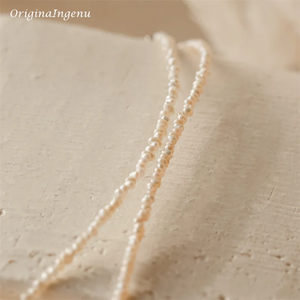 Collier Perles d'Eau Douce — Chaîne Or 14K Gold Filled
