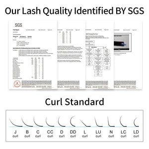 NAGARAKU Classic Eyelash Extensions – Premium Synthetic Mink