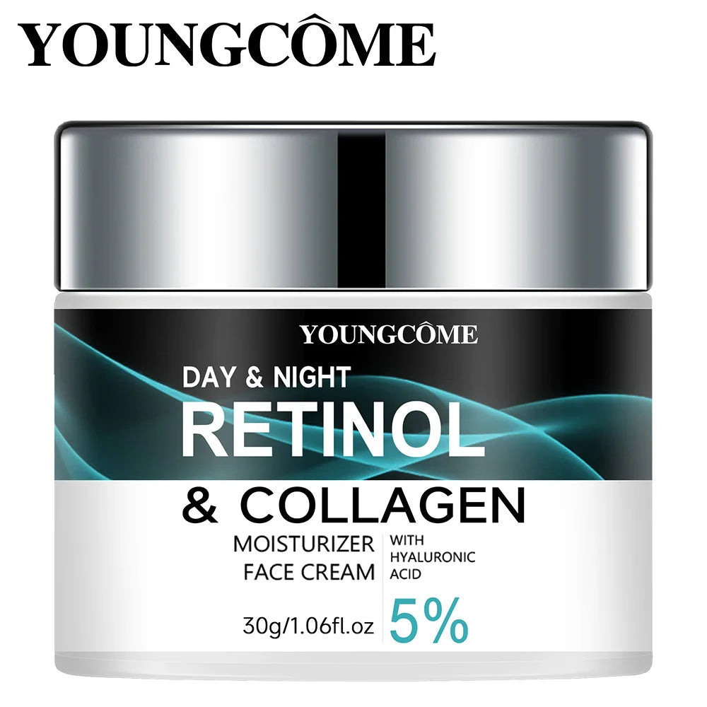 Crème au Rétinol Anti-Âge – Hydratante, Raffermissante & Améliore la Texture de la Peau