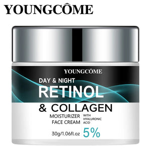 Crème au Rétinol Anti-Âge – Hydratante, Raffermissante & Améliore la Texture de la Peau