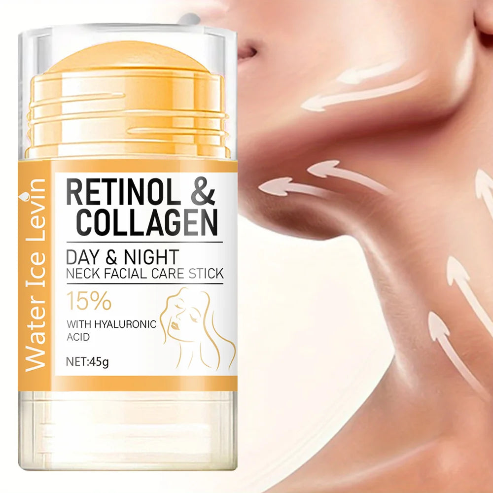 Straffende Halscreme – Retinol, Kollagen & Curcumin, 45g