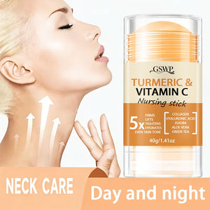 Festigender Gesichts-Stick – Kurkuma, Vitamin C, Kollagen & Hyaluronsäure