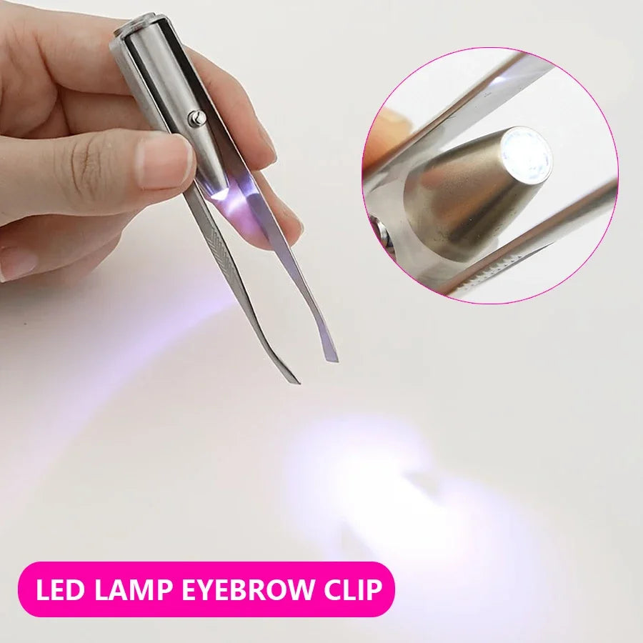 Pince à Épiler Lumineuse LED Art lalic — Précision & Confort pour des Sourcils Parfaits