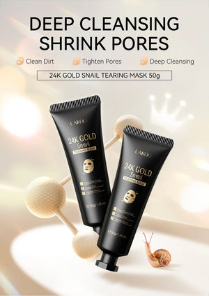 Masque Visage Peel-Off 24K Gold & Sakura – Purifiant, Anti-Âge & Éclat Instantané